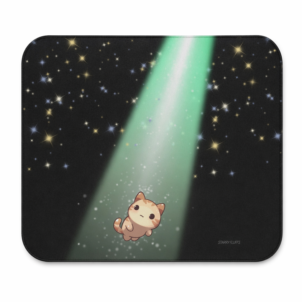 Cosmic Kitty's Radiant Mouse Pad - Cosmo Default