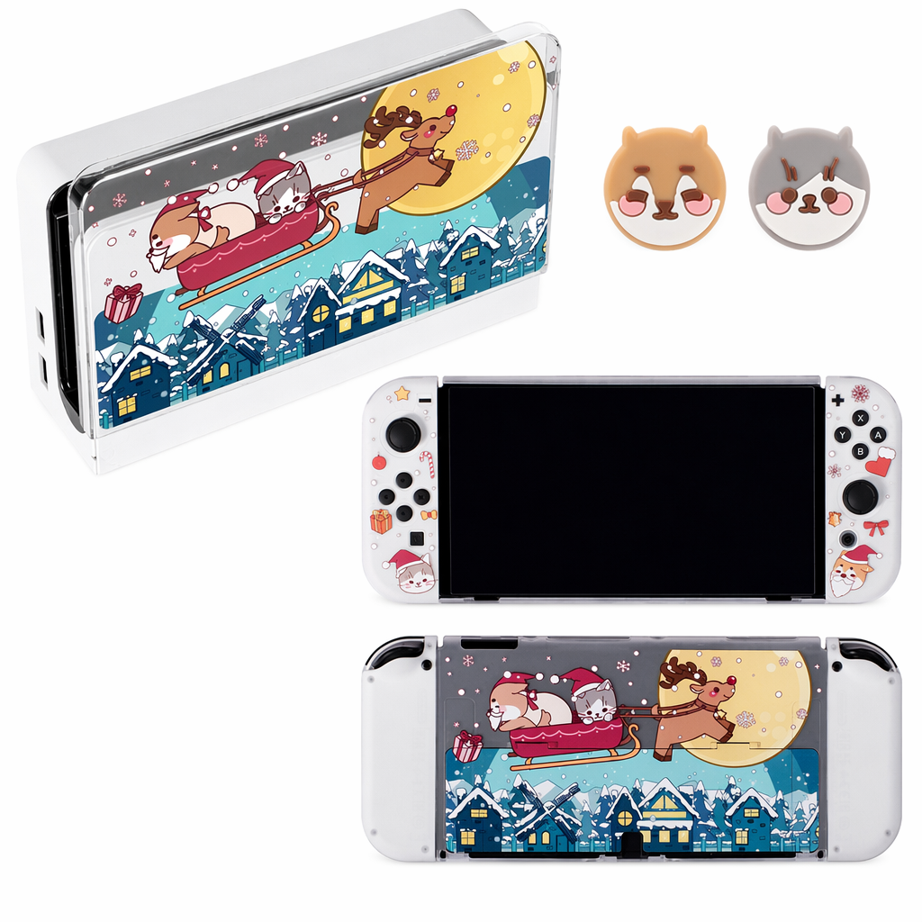 Cute Animal Nintendo Switch OLED Set G