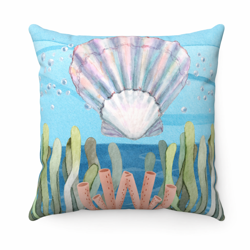 Seashell Patterned Decorative Cushions - Available in 4 Sizes Default