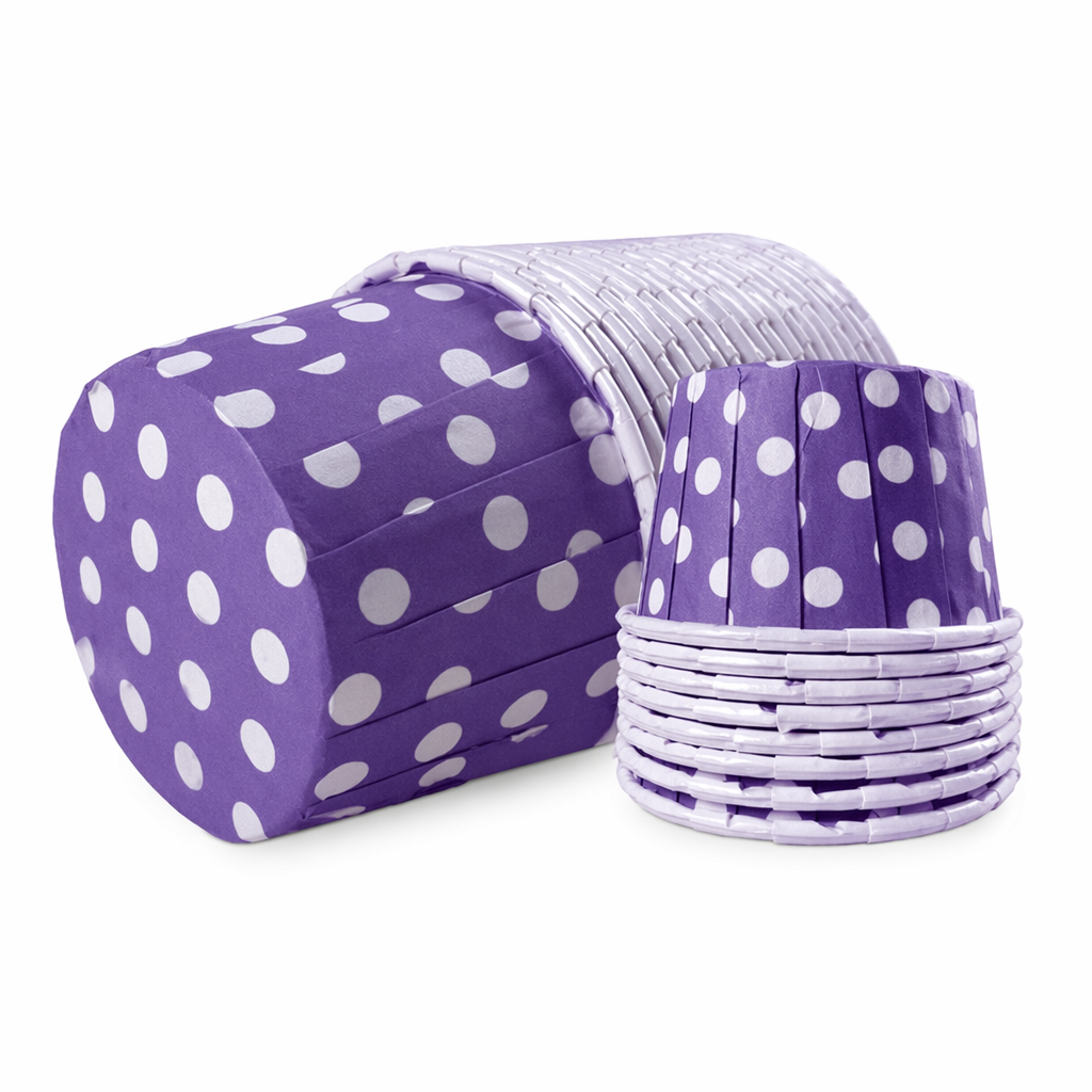 200 Pieces of Heat-Resistant Wholesale Cake Baking Cups Purple