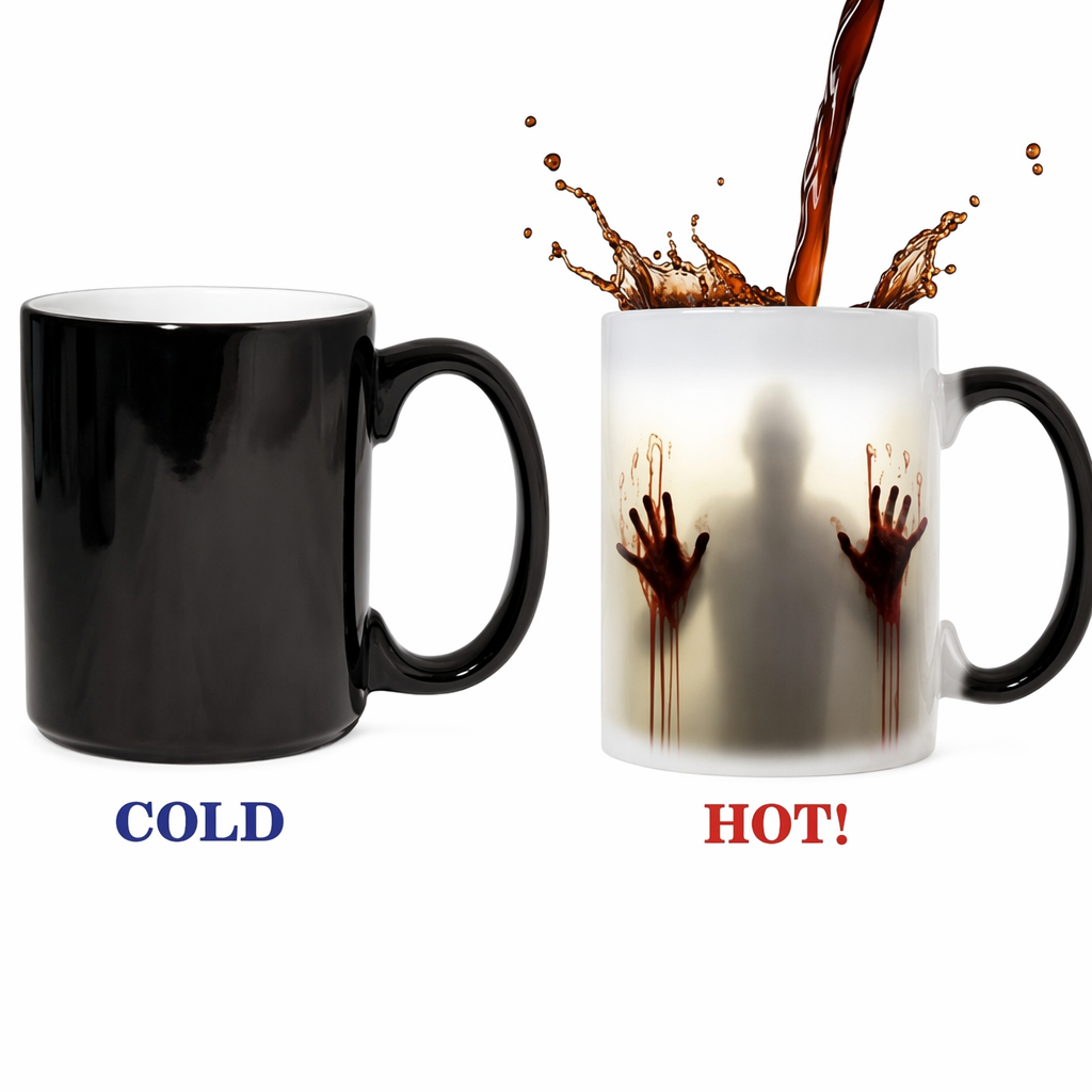 Ceramic Mug with Enchanting Zombie Image Transformation Default