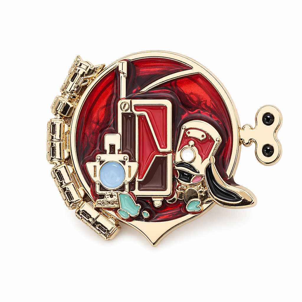 Honkai Star Rail Pom-Pom Badge Pins B