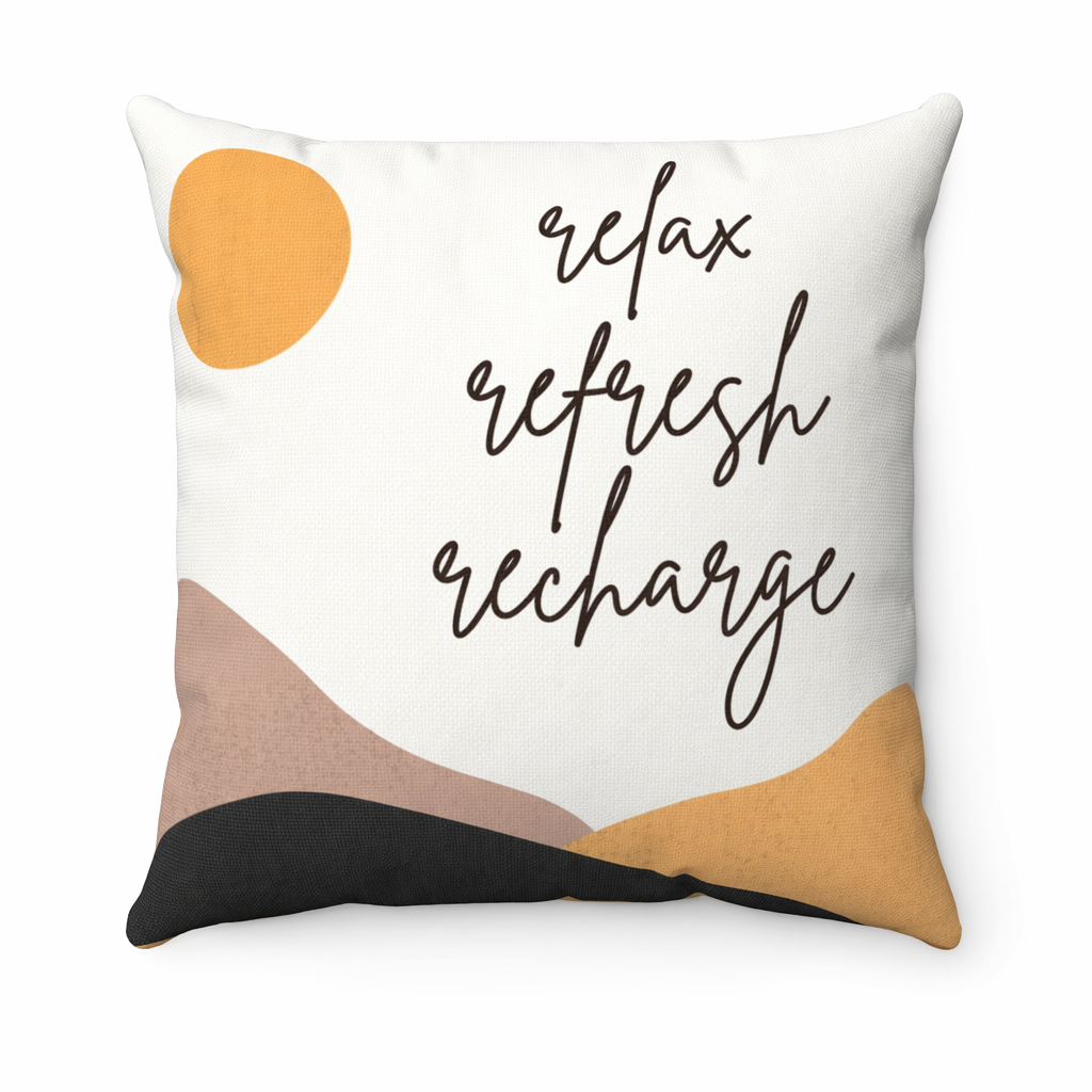 Enhance Your Home Ambiance with 4 Different Sized Decorative Accents for Relaxation, Revitalization, and Renewal Default