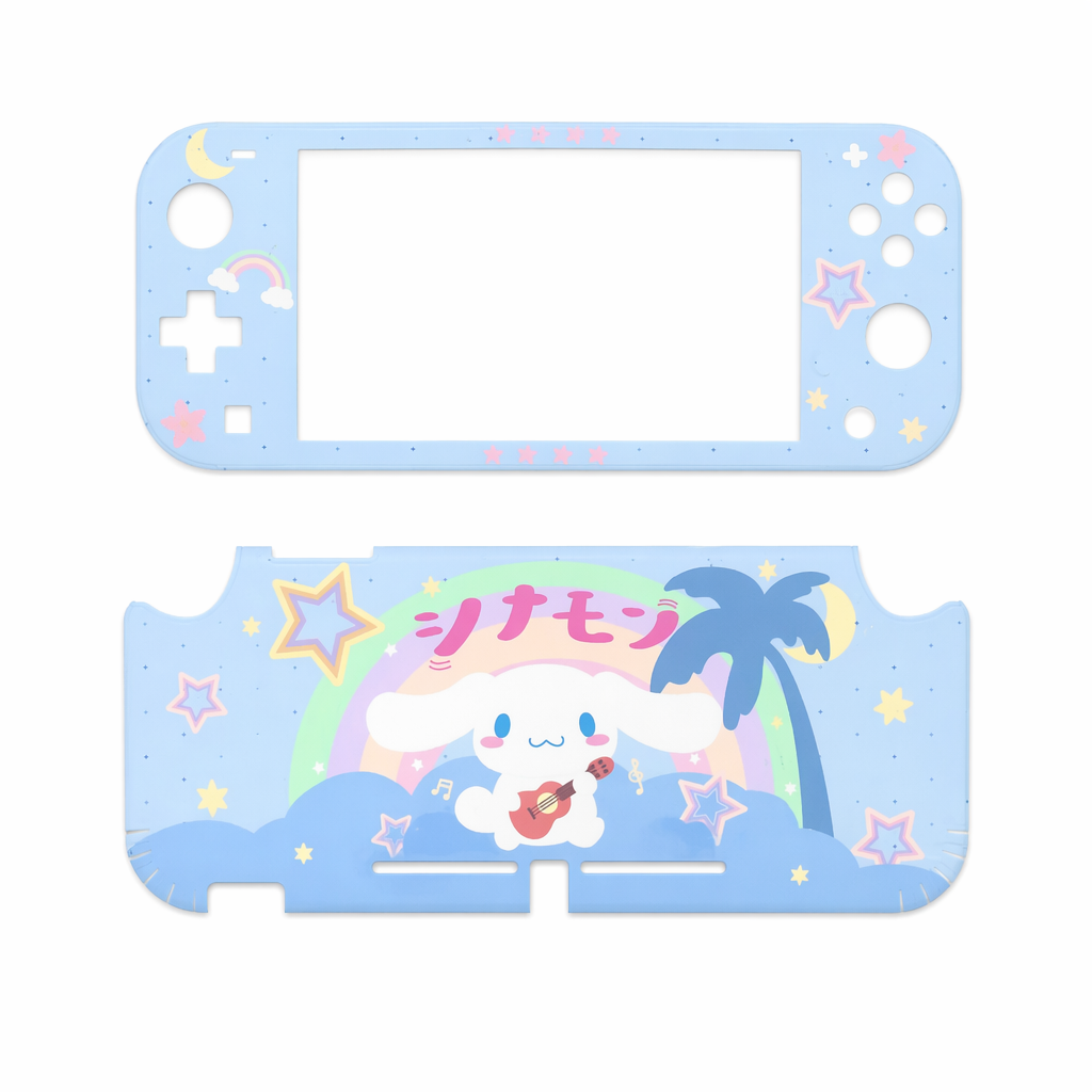 Cute Nintendo Switch Lite Vinyl Skin Blue