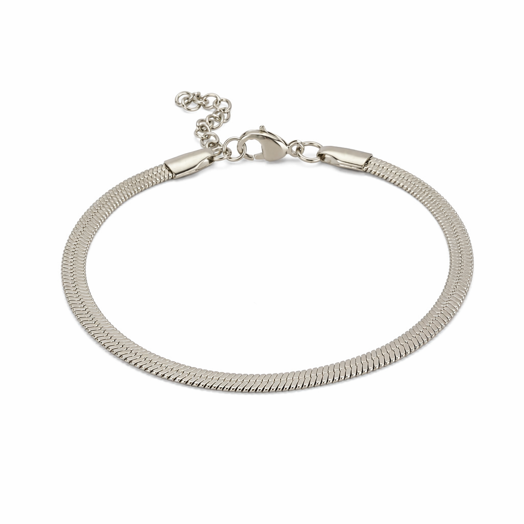 Chain Bracelet for All Genders Silver