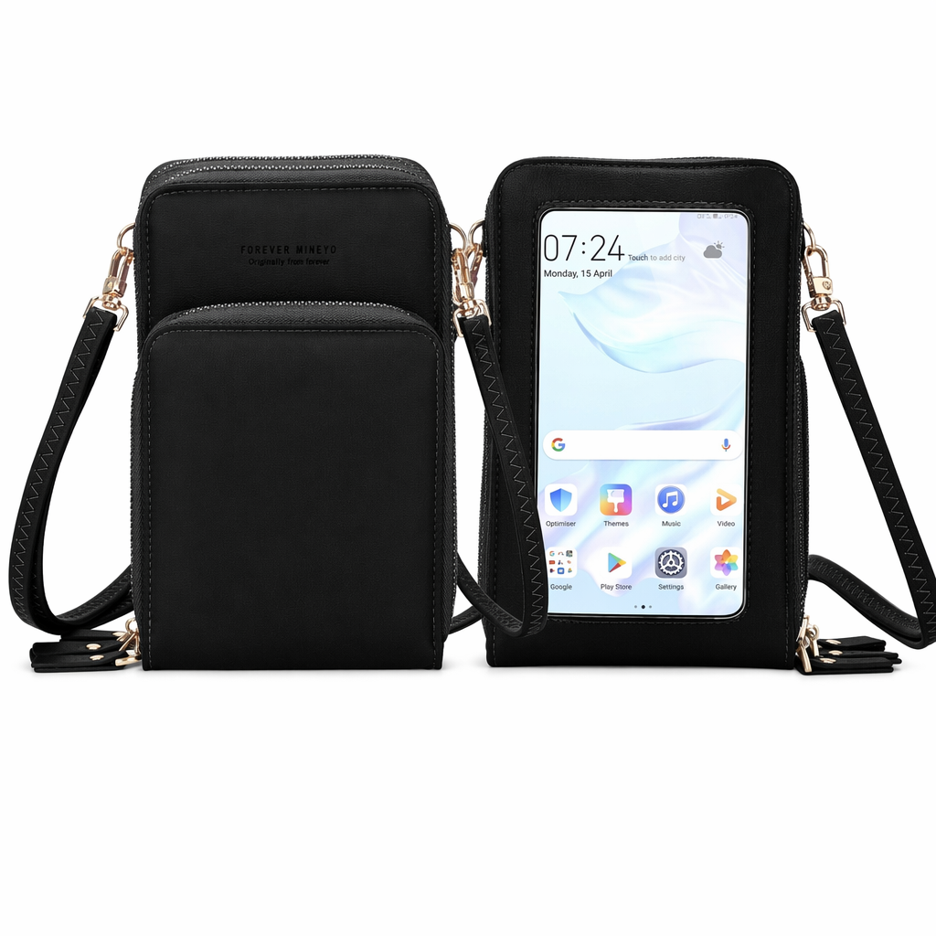 Crossbody Wallet Pouch for Touchscreen Devices Default
