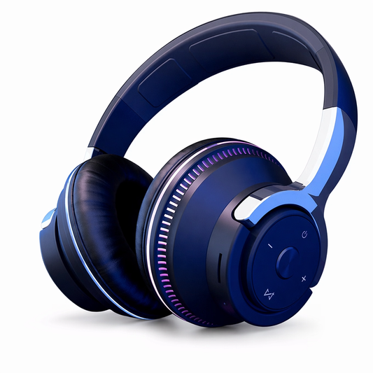 Wireless Gaming Headset with Bluetooth for Light Changing - Ninja Dragon Black