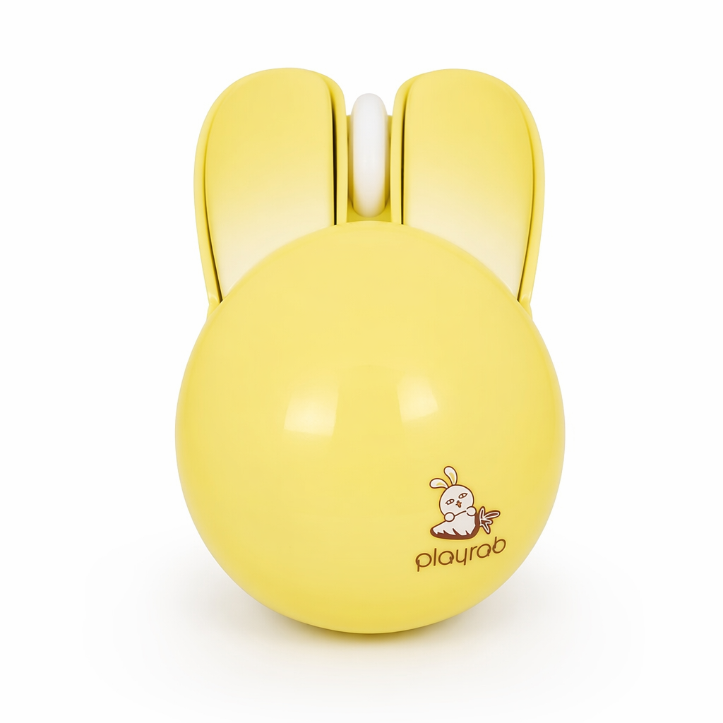 Bunny Ears Wireless Mouse by Mofii White