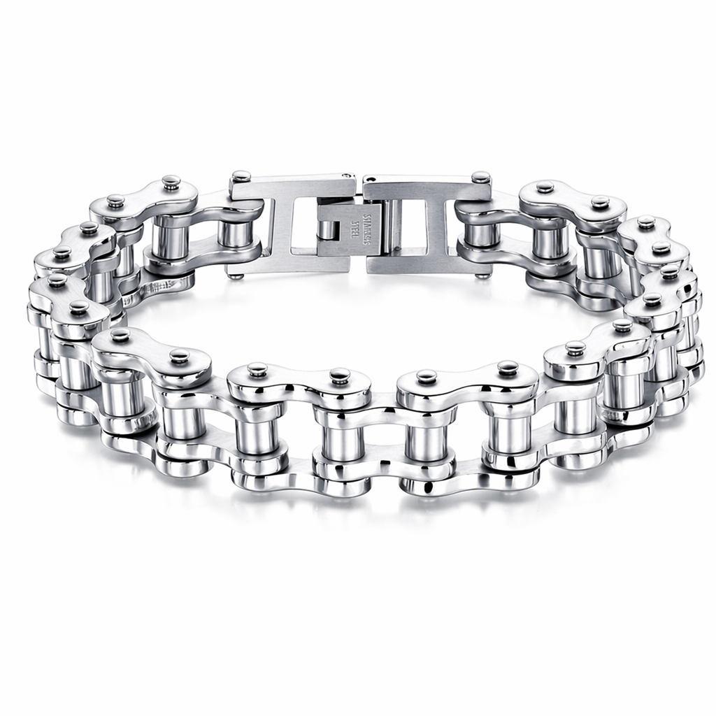 Chain Bracelet for Bicycles Silver