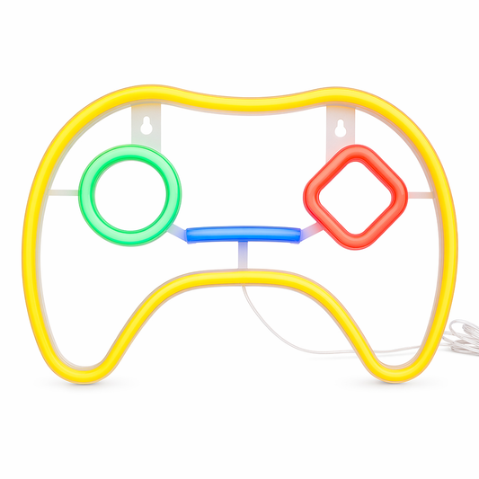 Game Controller Neon Sign - Gaming Ambiance A