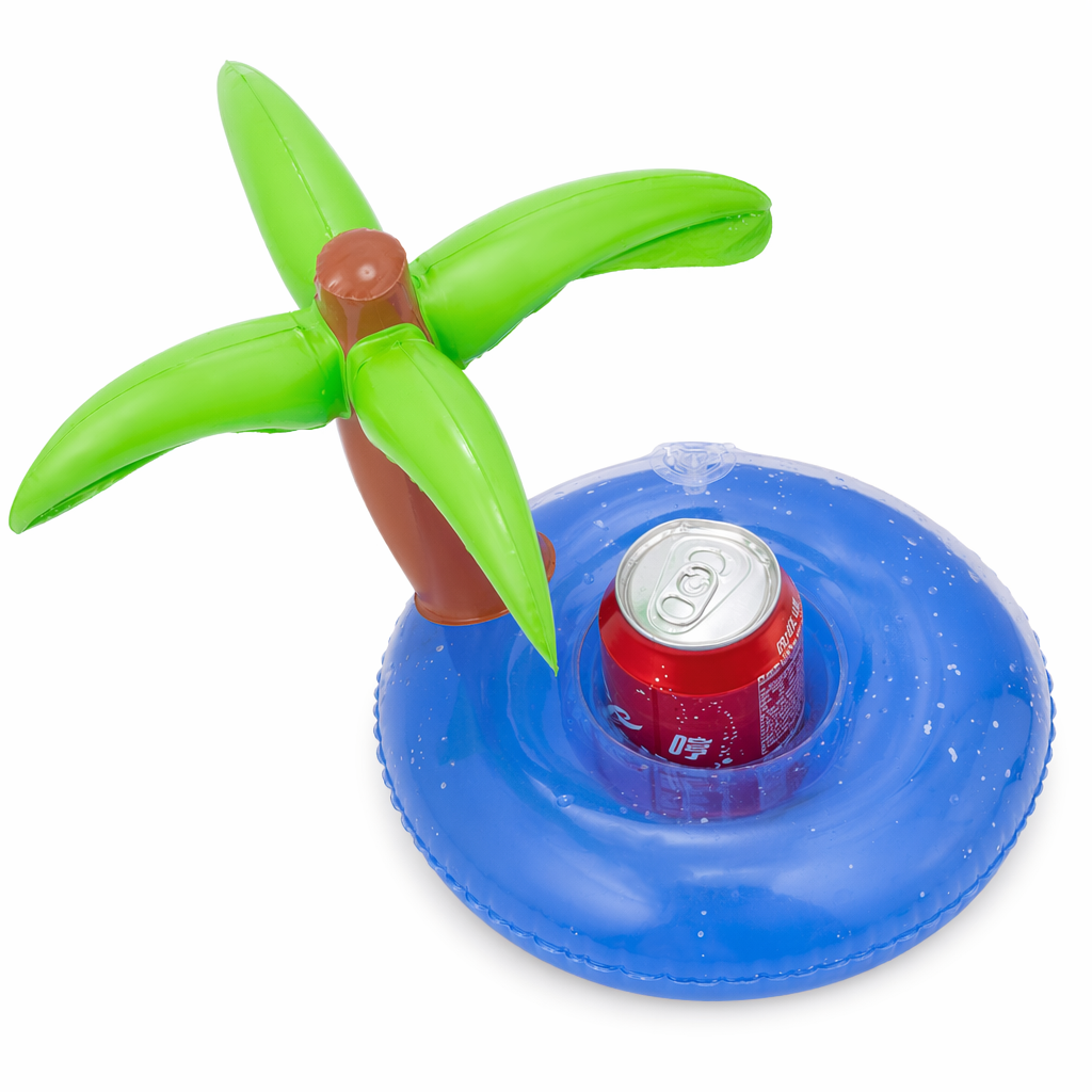Palm Tree Inflatable Drink Holder for Pool Use Default