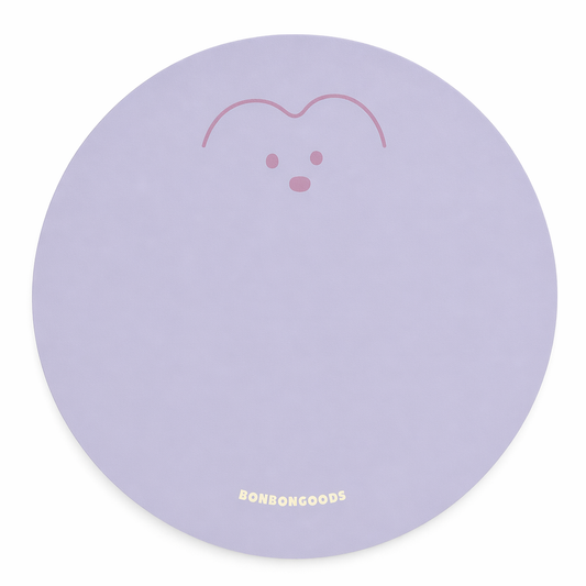 BonBonGoods PU Leather Gaming Mouse Pad Lavender 250x250x2mm