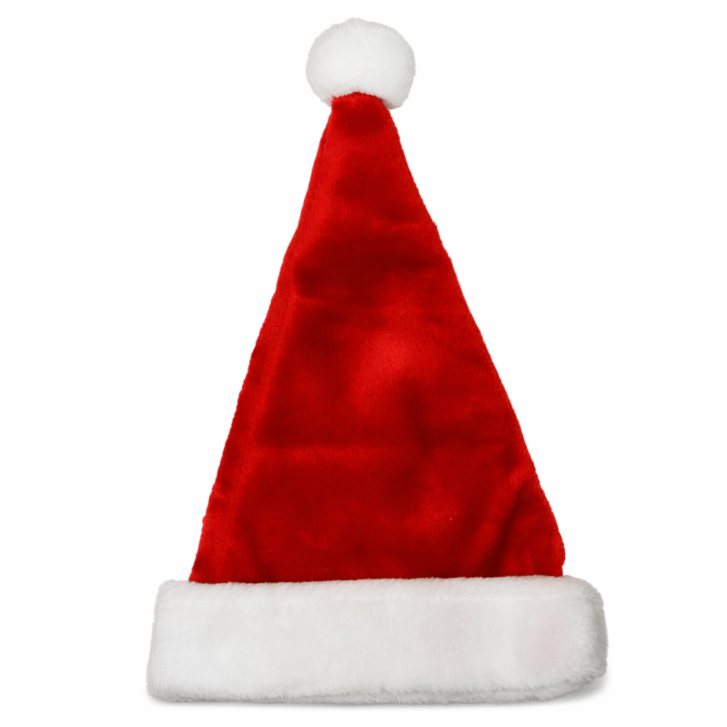 50 Unit Pack of Wholesale Adult Size Santa Hats for Christmas Default