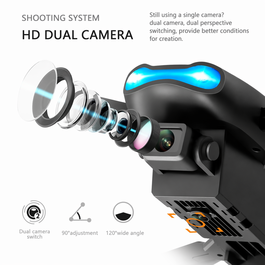 Dual-Camera Smart Quadcopter Drone: The Ultimate Ninja Blade X PRO HD Default