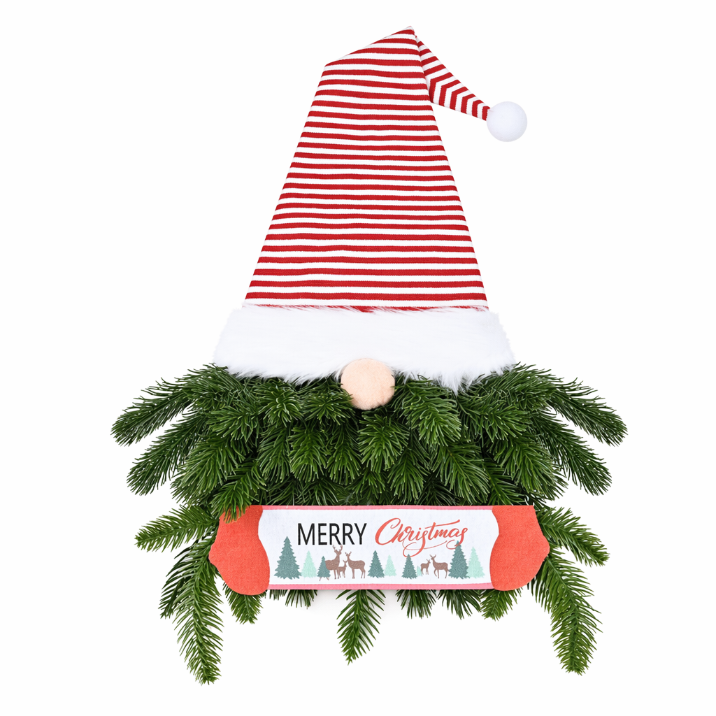 Holiday Gnome Wreath Decoration Default