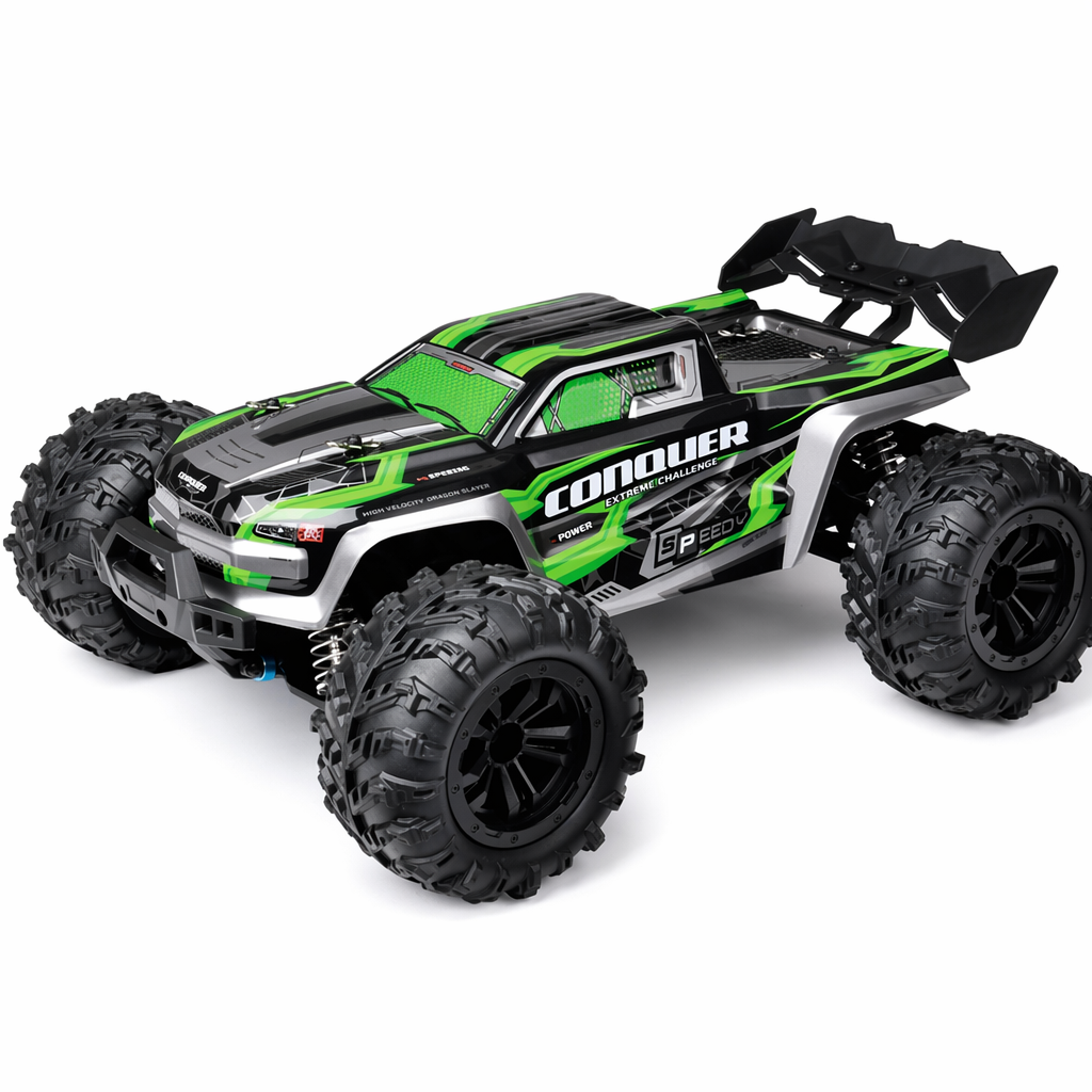 High Velocity Dragon Slayer RC Car Green