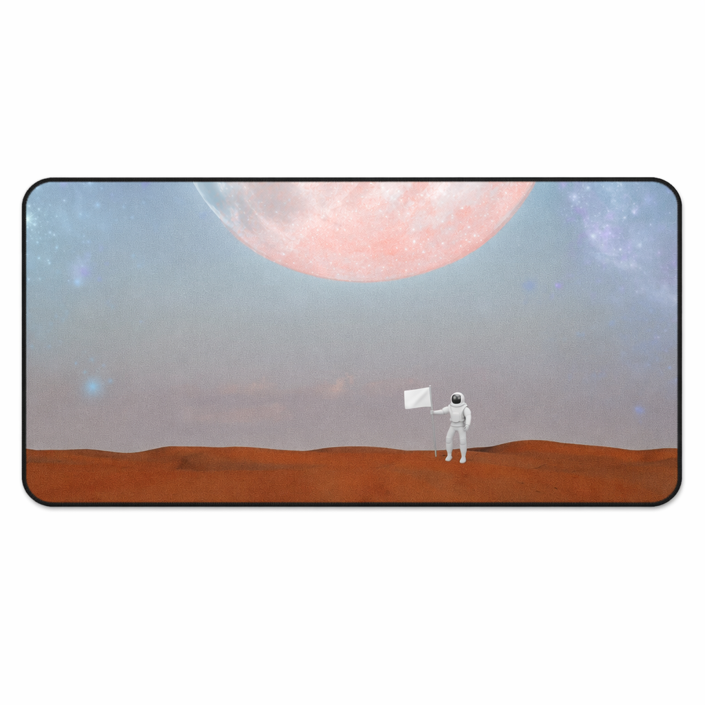 Astronaut's Arrival on Planet X Mouse Pad Desk Mat Default