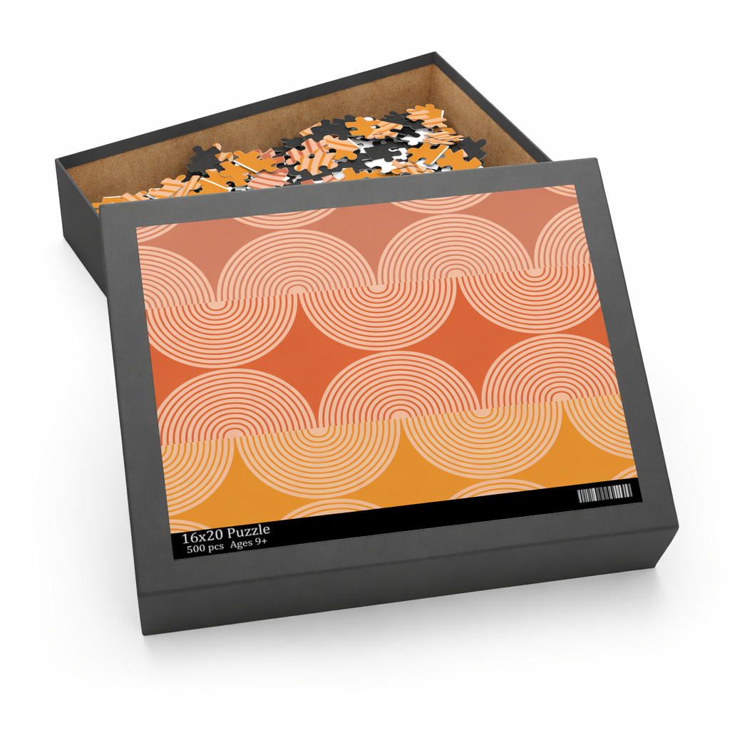 70s Retro Wave Jigsaw Puzzle - 500 Pieces Default