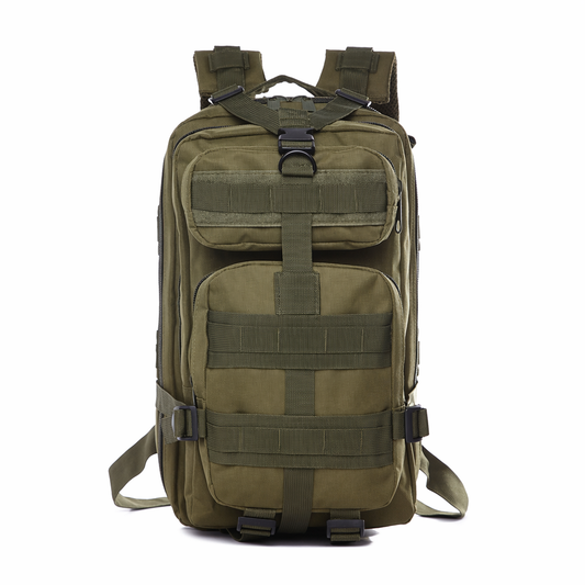 Waterproof Outdoor Backpack for Hiking and Camping with Military-Inspired Design Army green