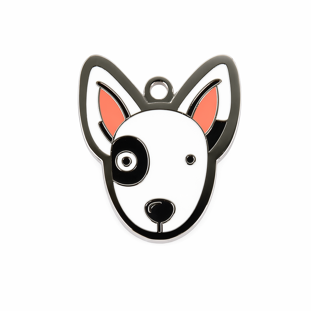 Bull Terrier Dog ID Tag with Engraving Default