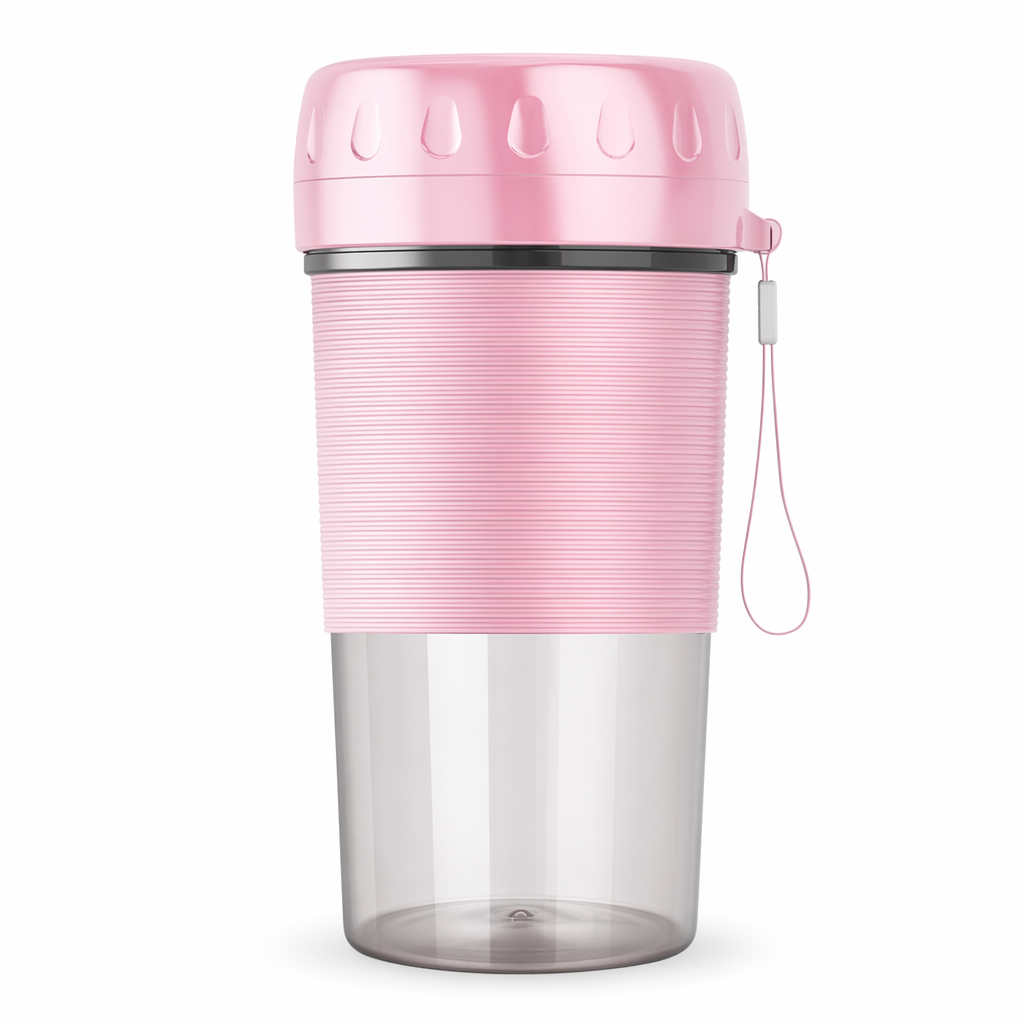 Compact Individual Blender for Creating Smoothies and Juices on the Go Pink