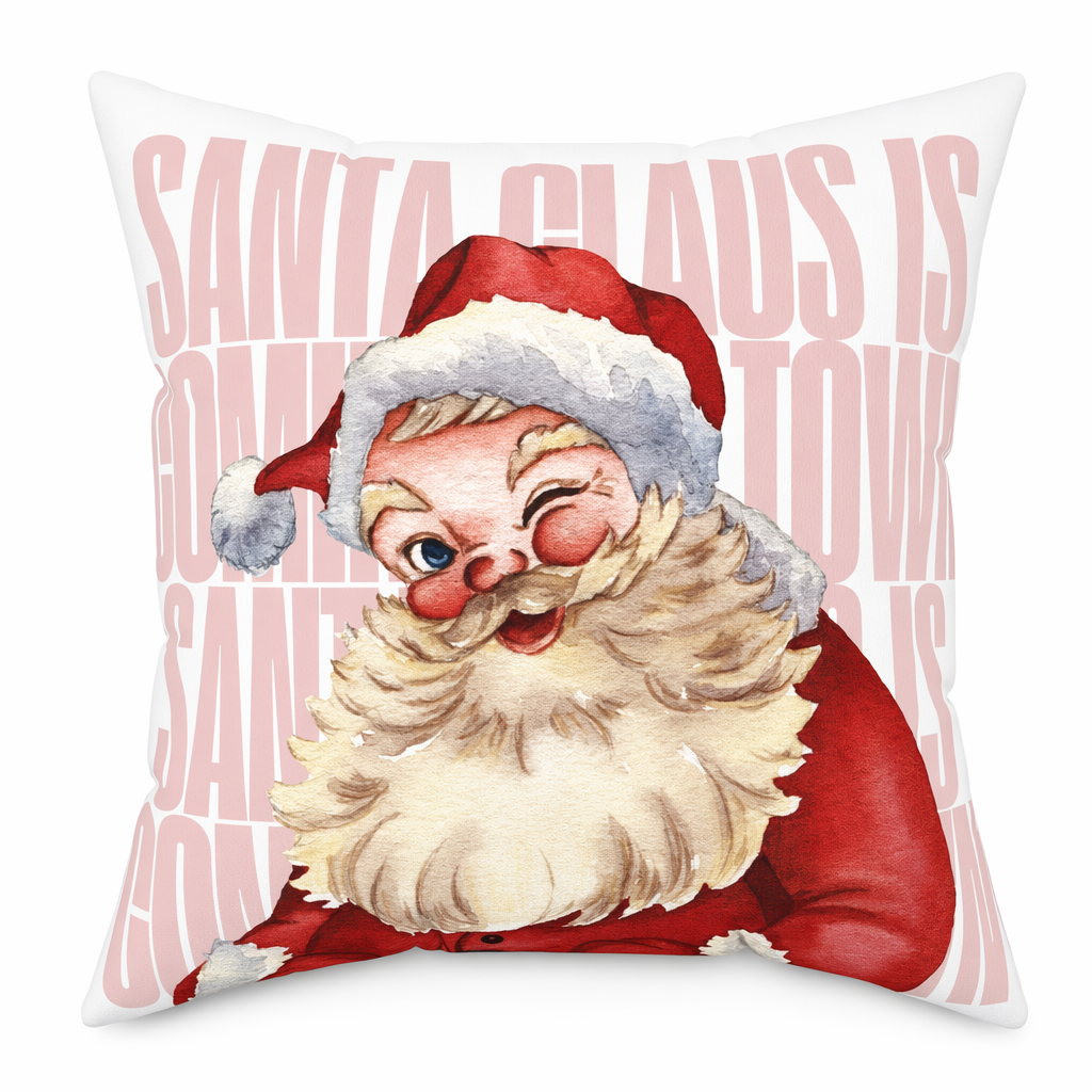 Faux Suede Santa Claus Cushion for the Upcoming Festive Season Default