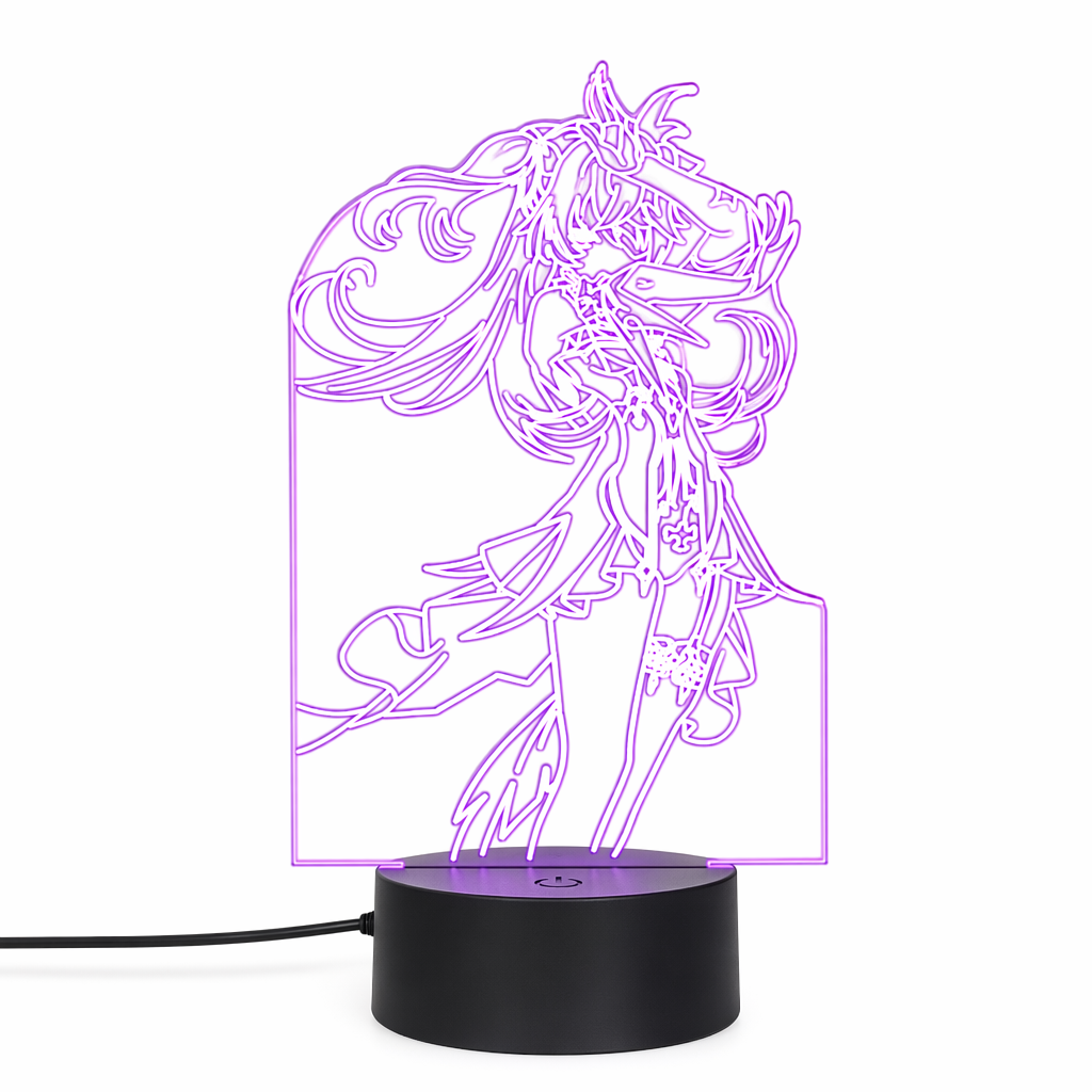 Genshin Impact LED Light with Remote Fischl