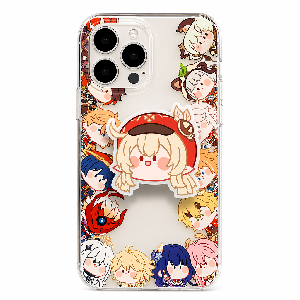 Chibi Genshin Impact Phone Grips with Characters Klee