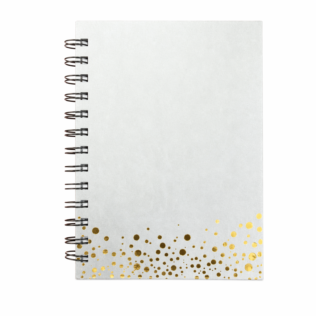 Metallic Dotted Journal with a Shimmer - 80 Sheets - Pack of 100 Default