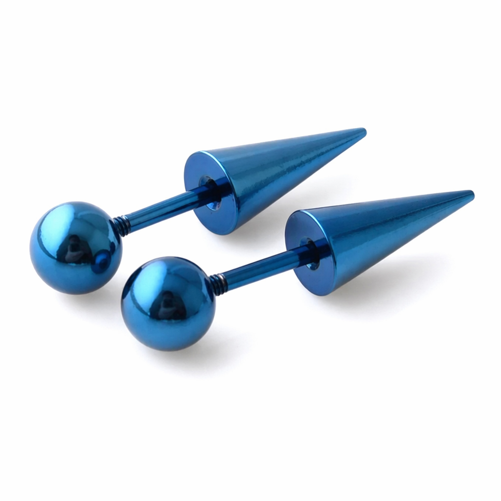 Spike Screw Earrings for All Genders Color 5