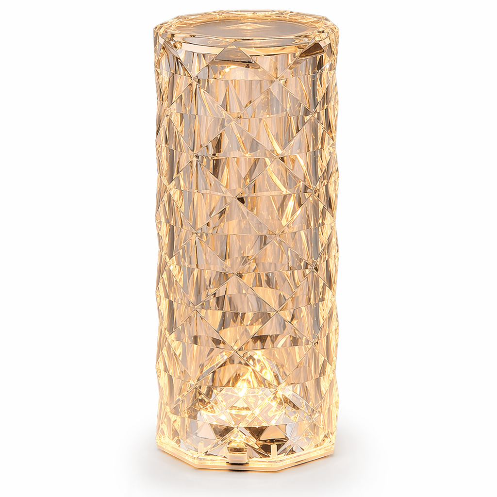 Multicoloured Crystal Lamp with 16 Colors Default