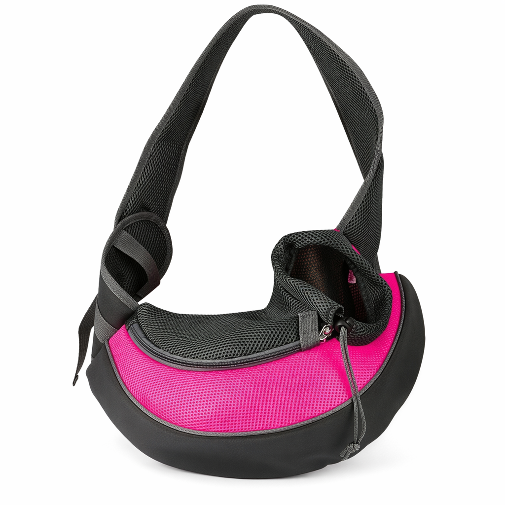 Travel Shoulder Bag for Small Dogs or Cats Pink