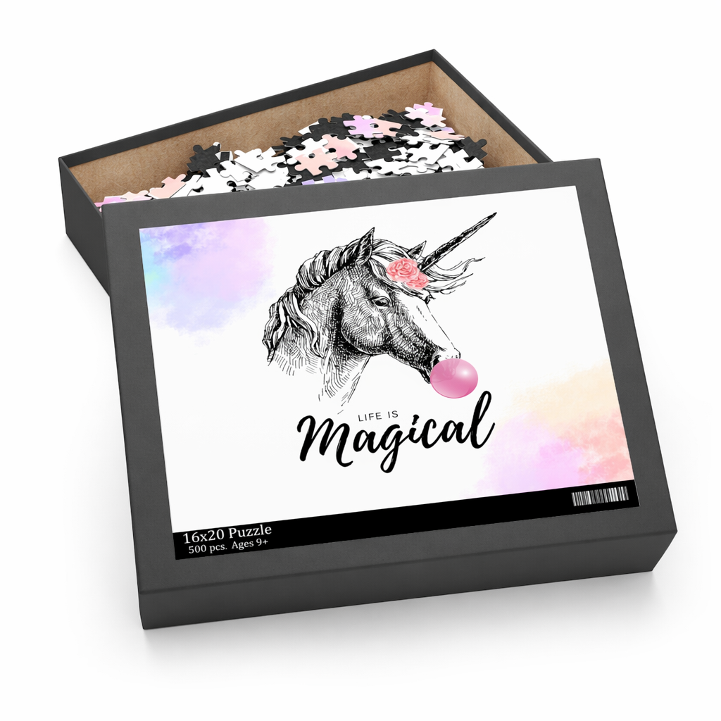 Magical Life of Unicorns: 500-Piece Jigsaw Puzzle Default