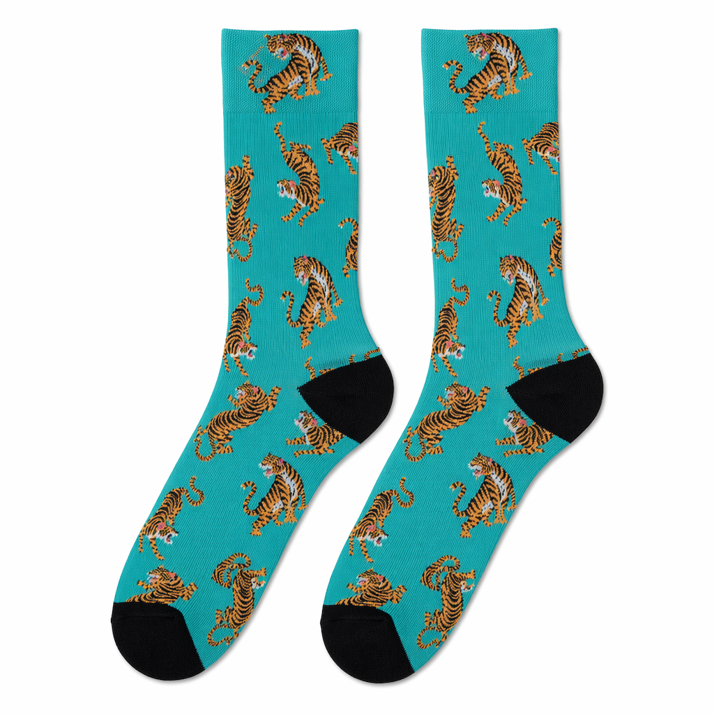 Fun Tiger Novelty Socks Default
