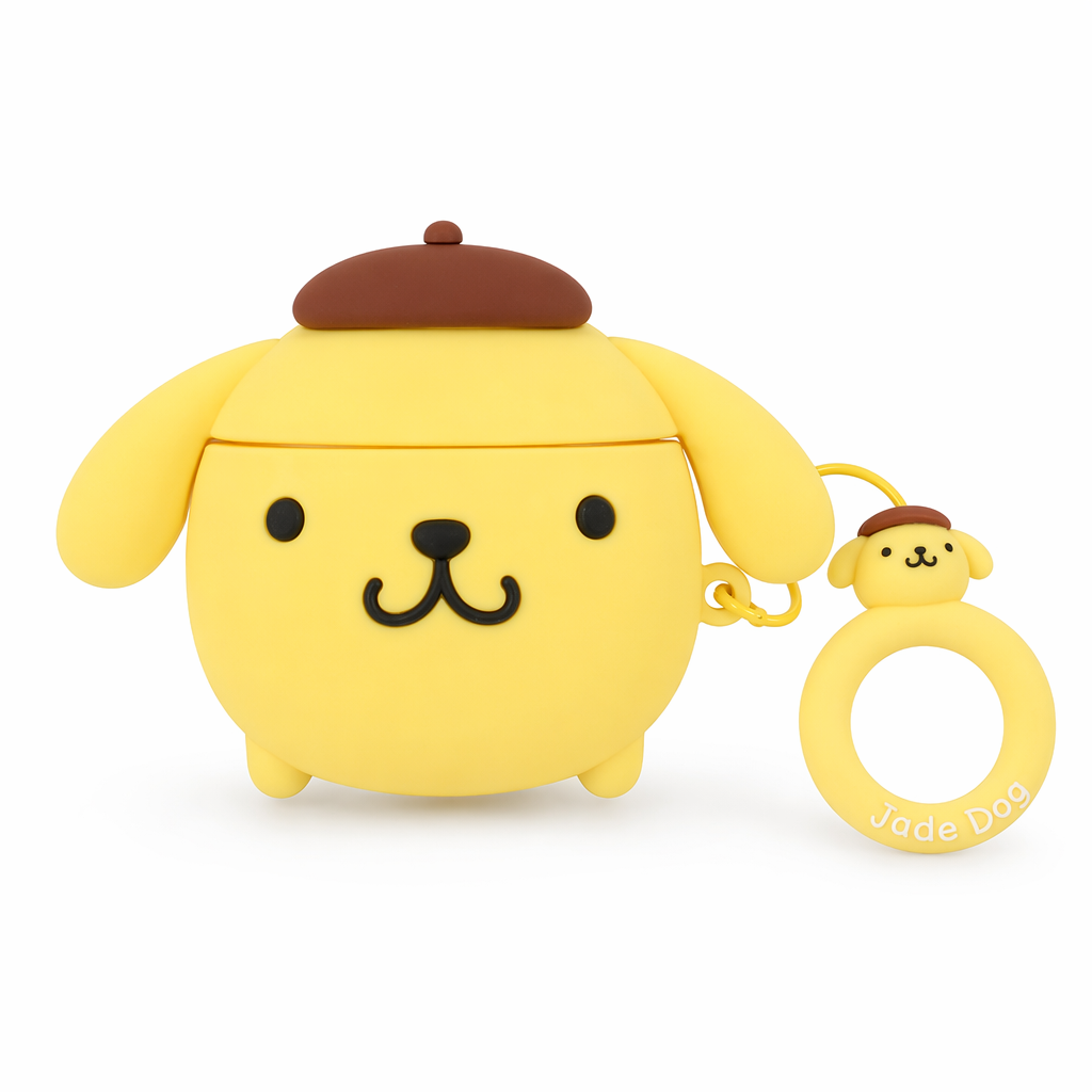 Cute Cartoon Character AirPod Cases Yellow