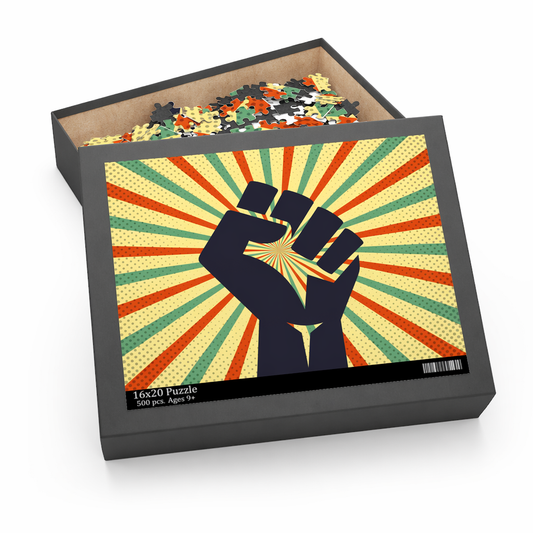 500-Piece Jigsaw Puzzle with Vintage Design Default