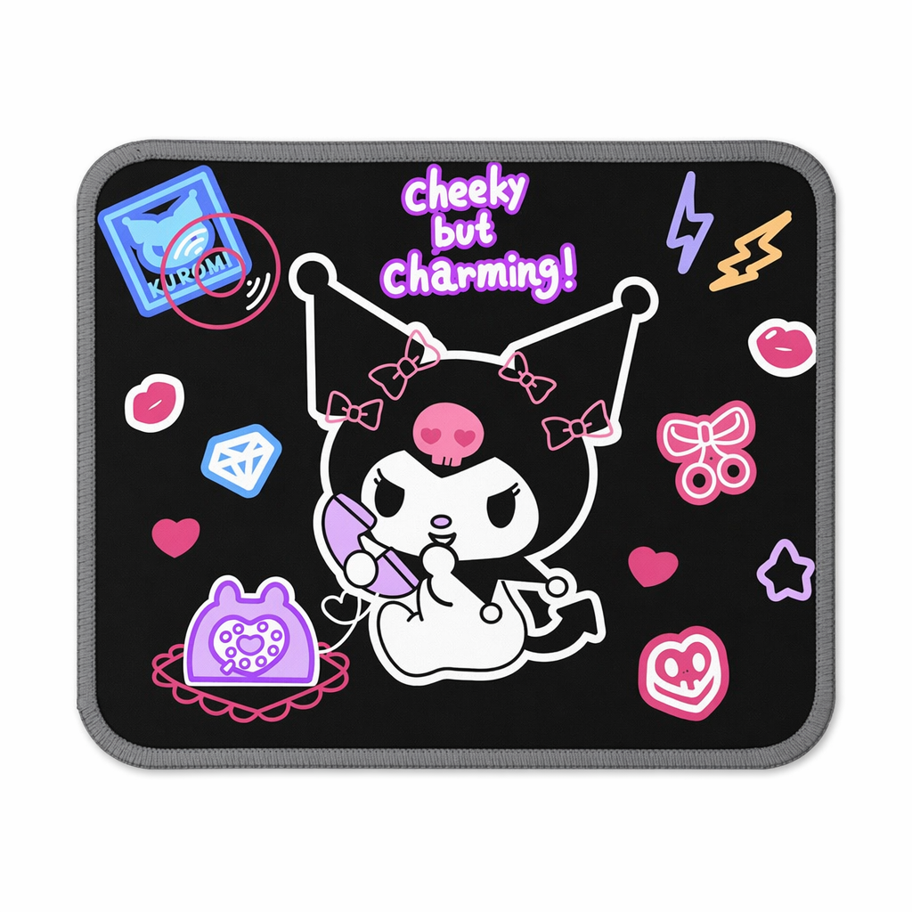 Kirby Mouse Pads - Cute & Durable Black