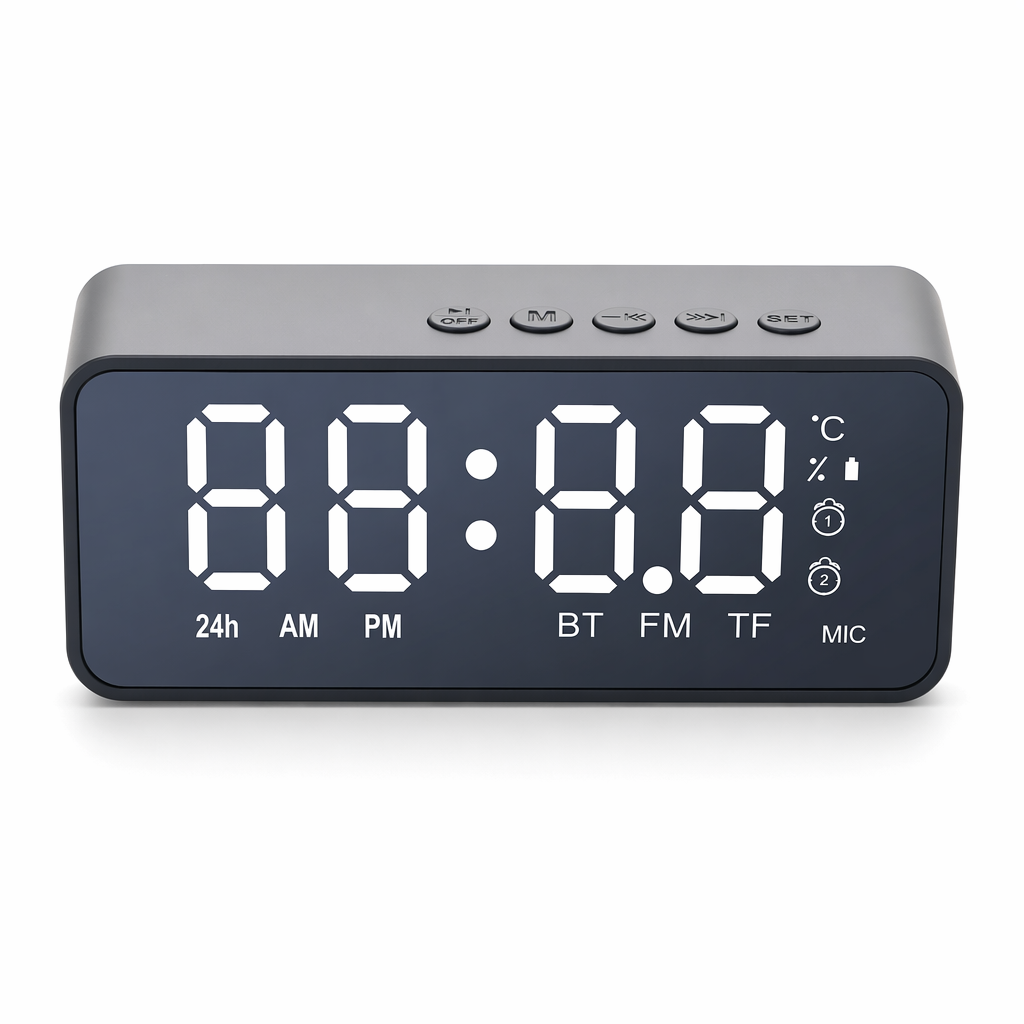 Compact Wireless Speaker with FM Radio Connectivity Default