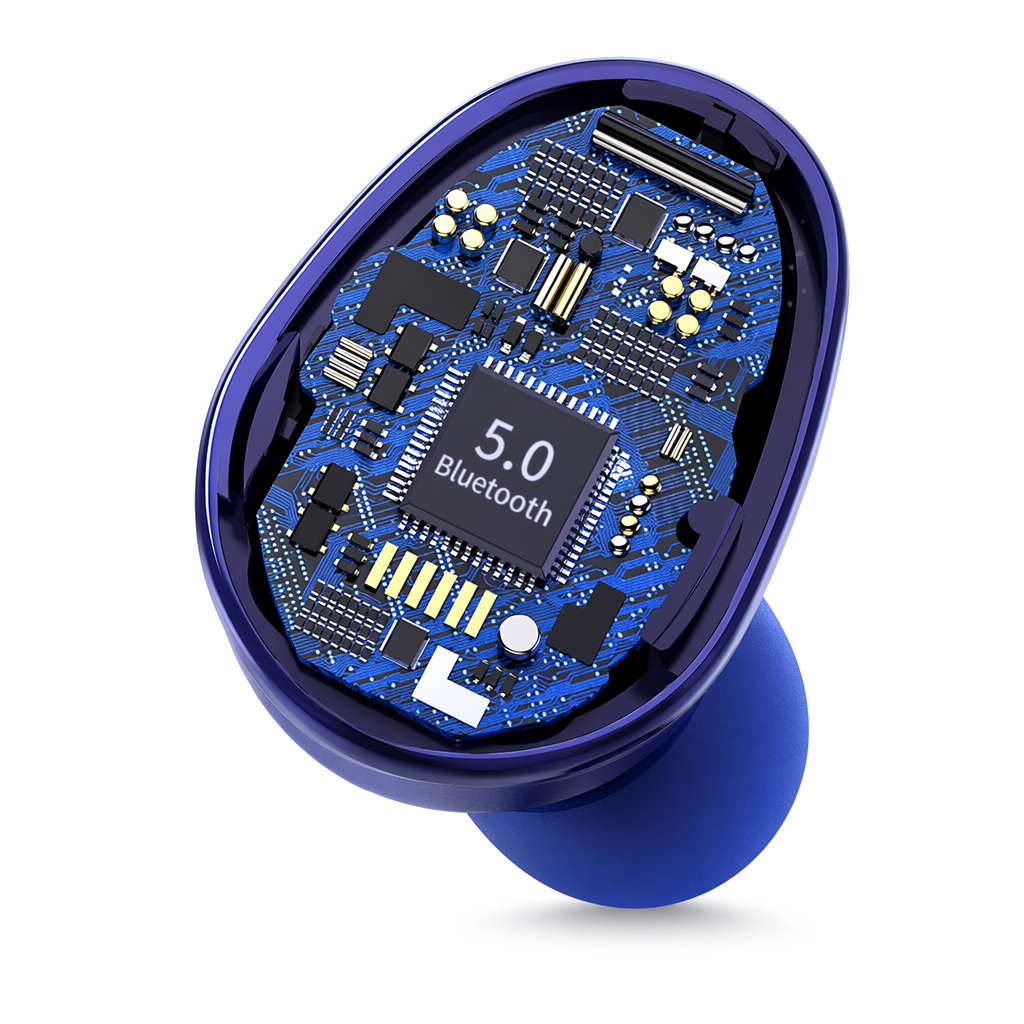 Wireless Waterproof Stereo Earbuds with CX7 Bluetooth 5.0 and 2200mah Charging Case Default