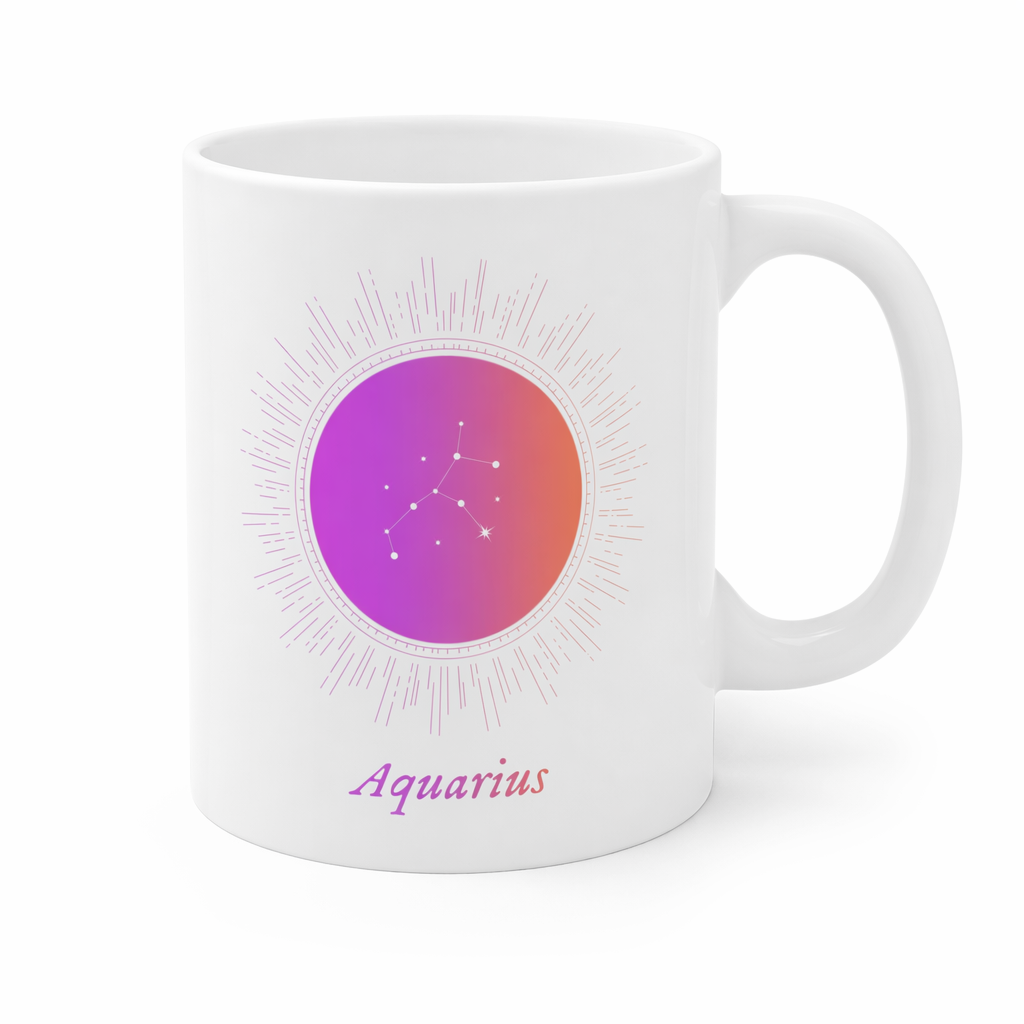 Astrological Aquarius Mug Default