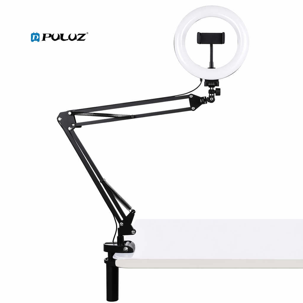 PULUZ 7.9 Ring Light with Phone Clamp Default