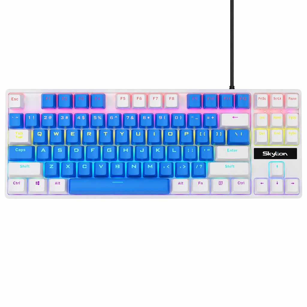 ChromaShine USB Wired Gaming Keyboard Blue