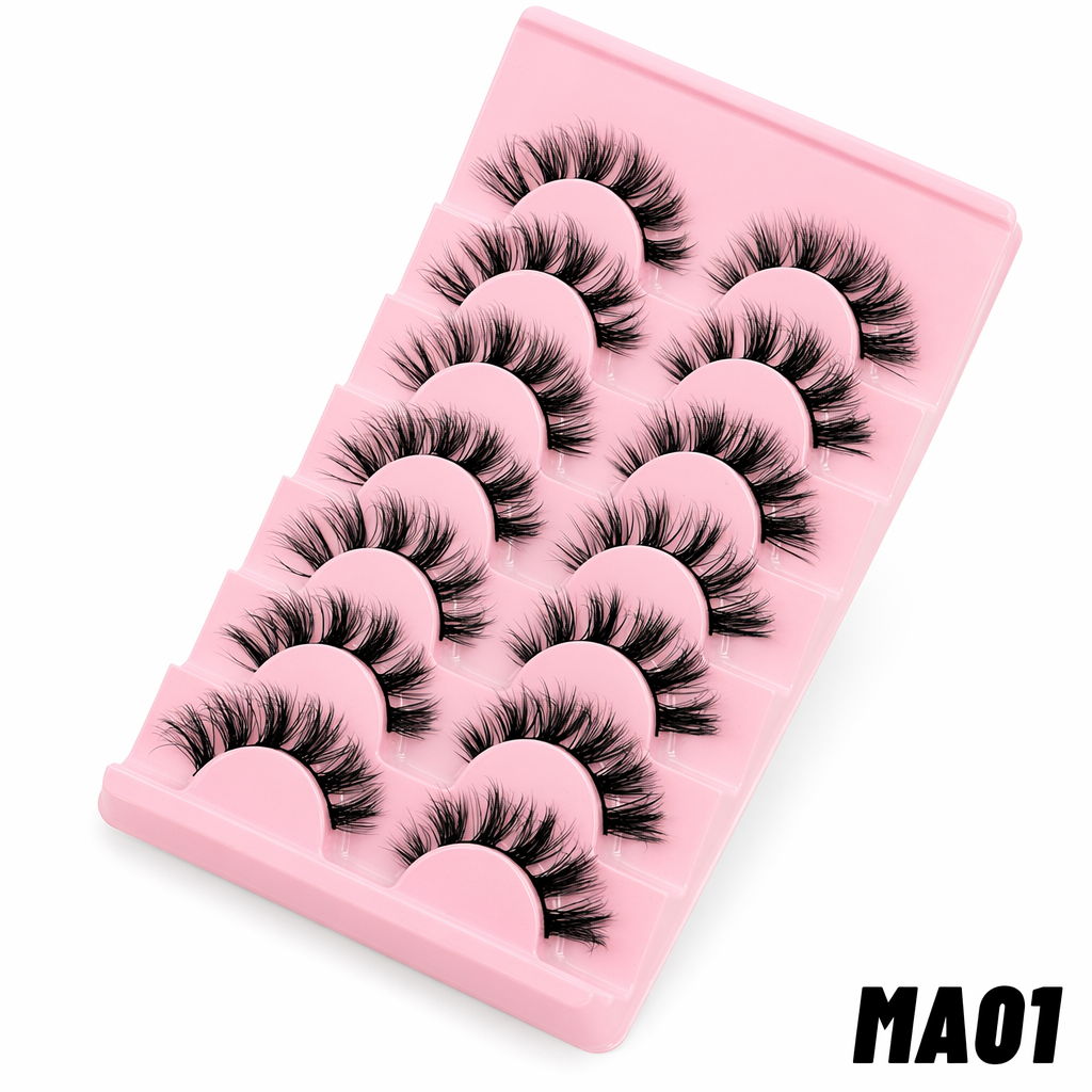 Fluttery Falsies Fit for a Queen 7Pairs-MA01