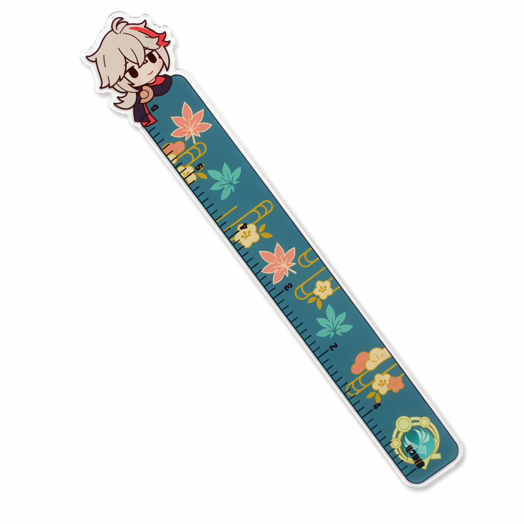 Genshin Impact Acrylic Rulers with Character Designs Kaedehara Kazuha