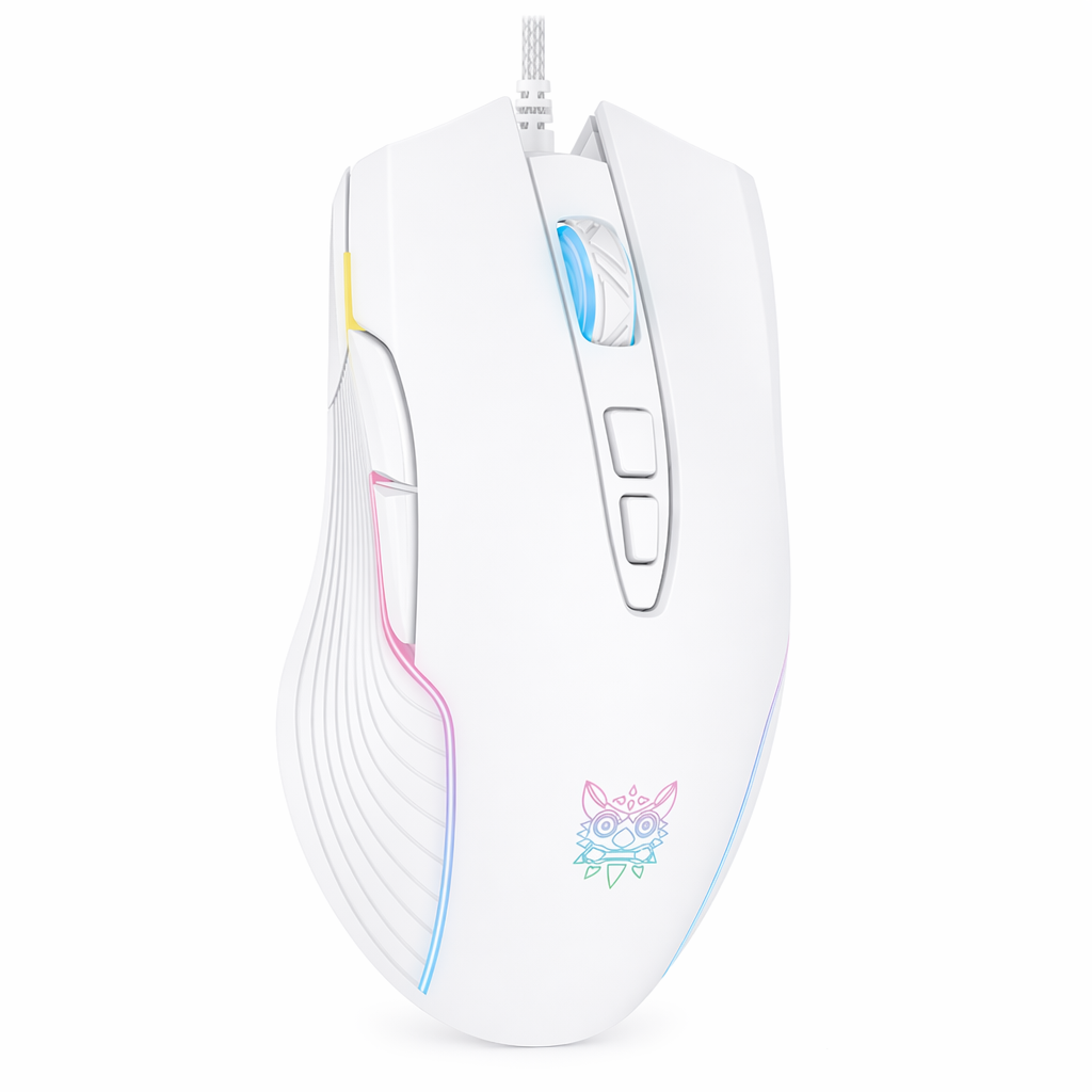 Corded USB Mouse in 4 Colors white