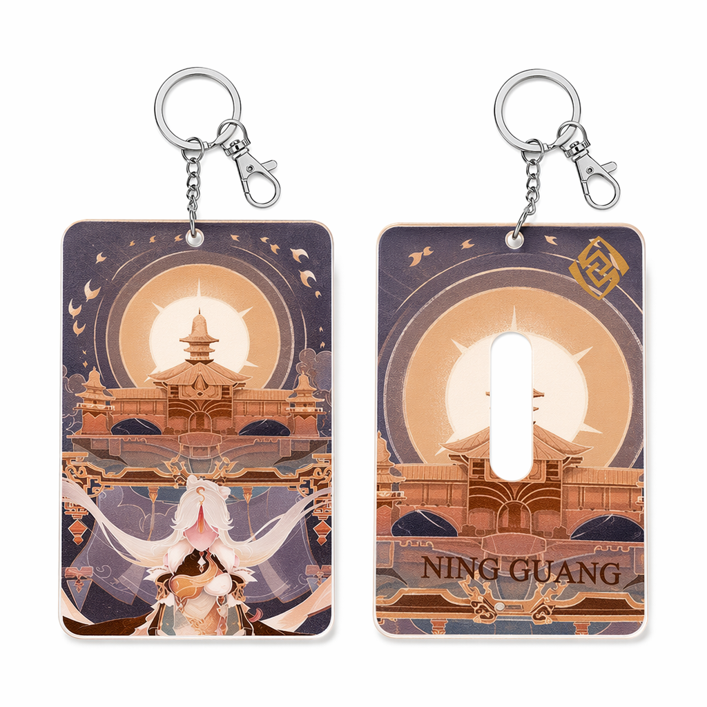 Genshin Impact Badge Holder - Practical Gift Ningguang