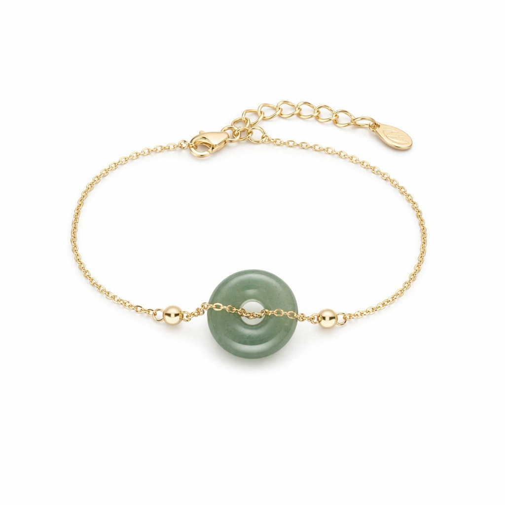 Fashion Bracelet with Charming Jade Design Default