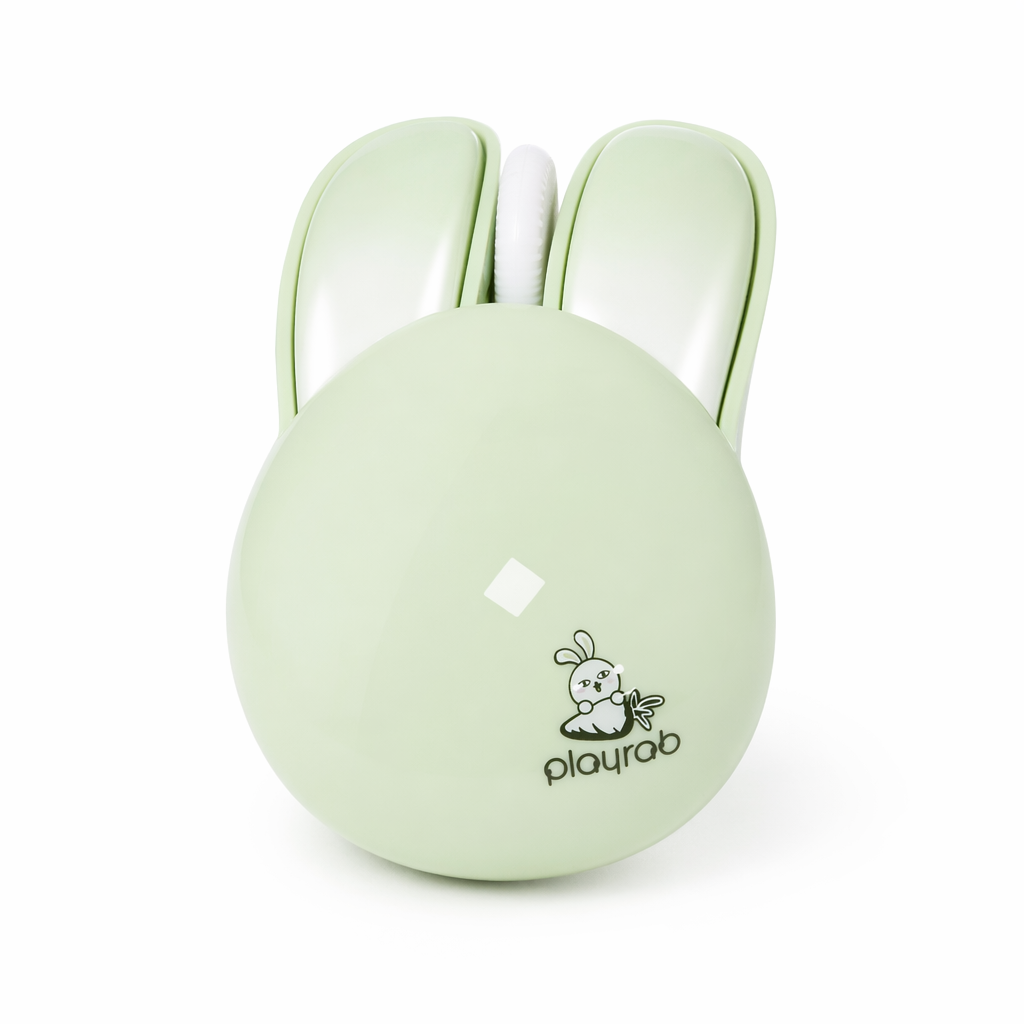 Bunny Ears Wireless Mouse by Mofii Green