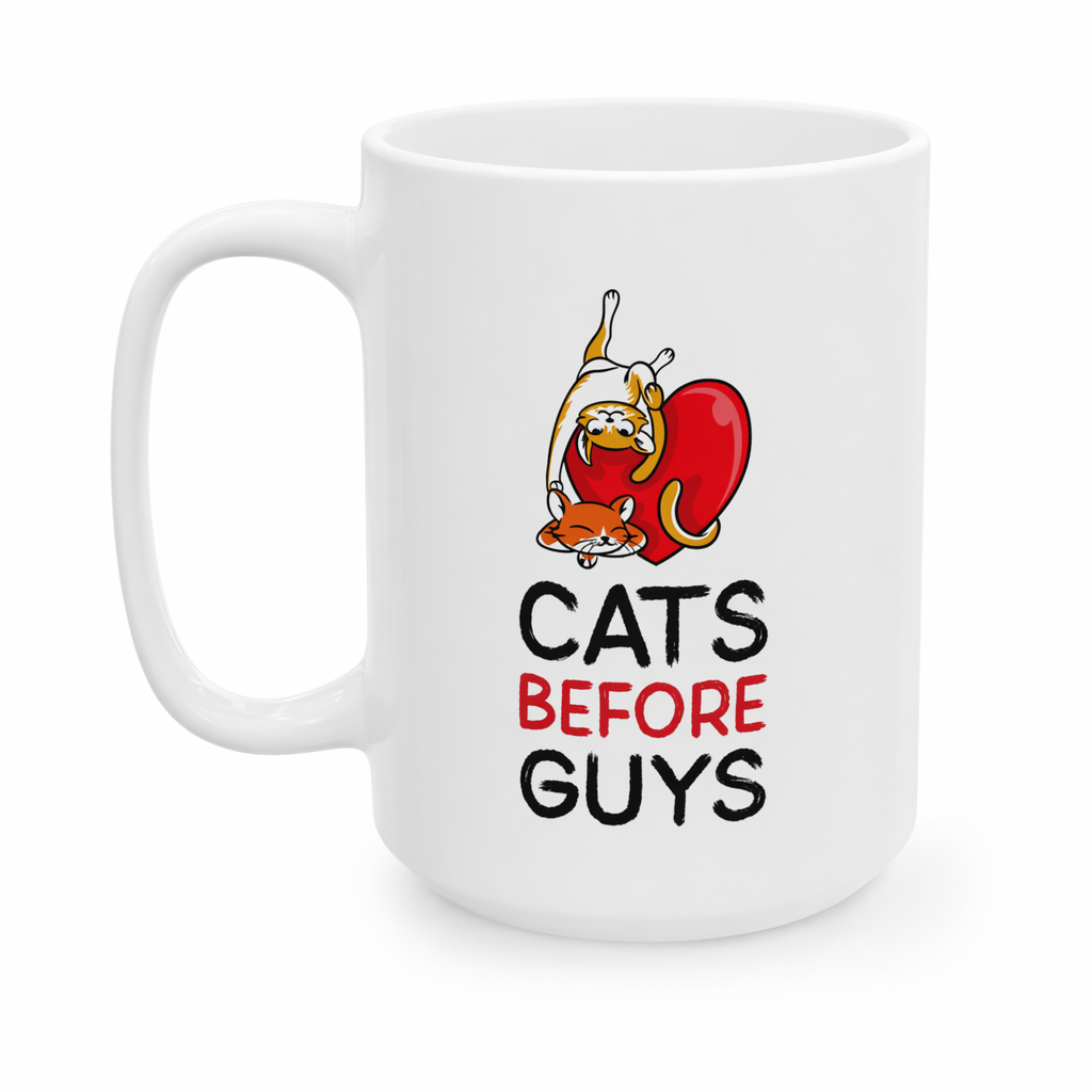 Mug - Prioritizing Felines over Men Default