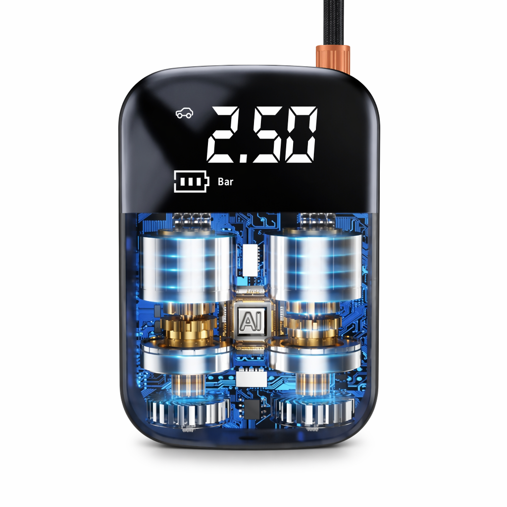 Compact Wireless Digital Air Pump Default